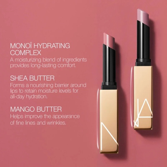 Bundle of 2! NARS Sensual Shine lipstick- turned on berry red - Picture 2 of 7